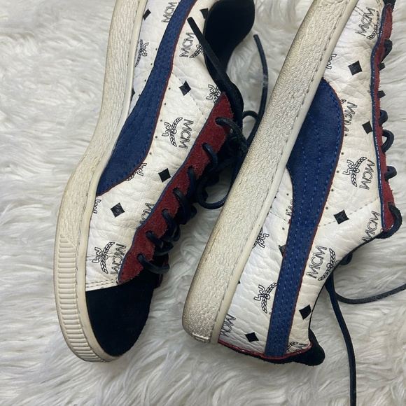 MCM PUMA COLLABORATION LIMITED EDITION SNEAKERS SIZE 7.5 - Picture 4 of 8